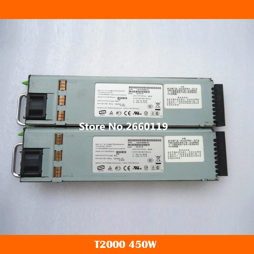 

Серверный блок питания для SUN T2000 300-1817-03 300-2110-01 A208 450 Вт, 1 шт.