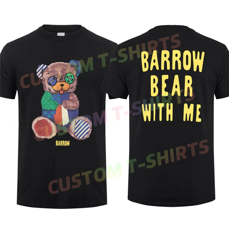 

2025 Men T Shirt Casual Fashion Barrows T-shirt Graphic Summer Short Sleeves 100% Cotton S-3XL