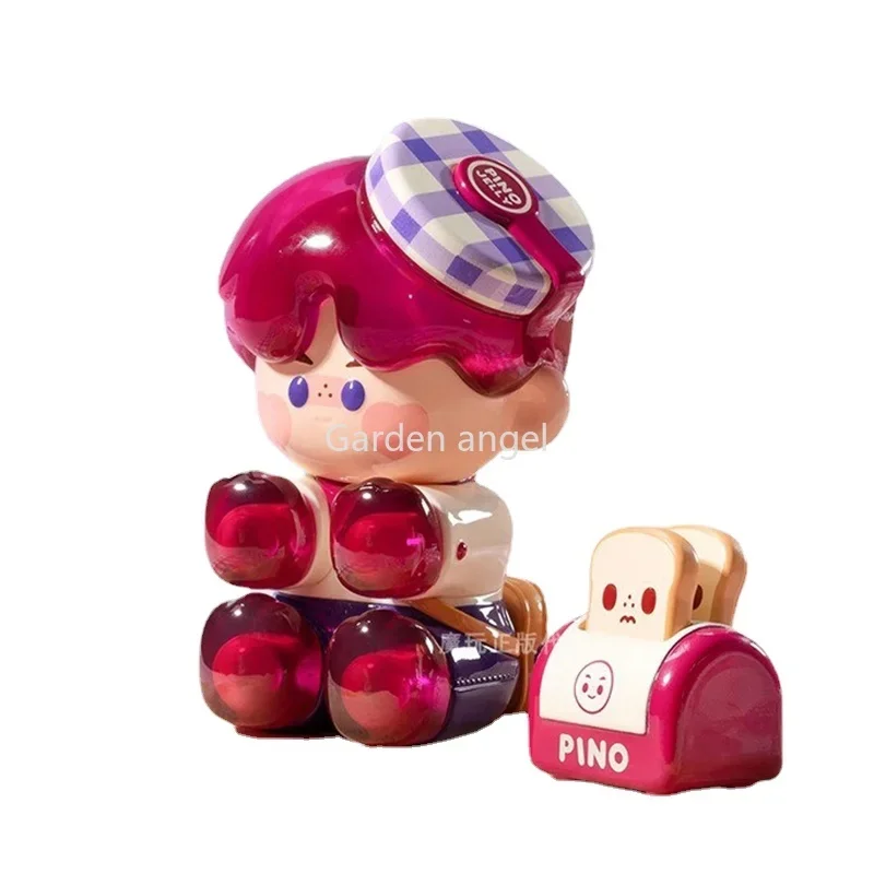 

POP MART Pino Raspberry Jam Elevator Handmade Collection Figurine Model Anime Action Figure Toys Kawaii Doll Mystery Box