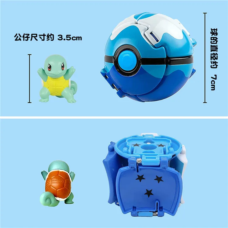Pokéball Pokémon Figur Elf Ball Anime Figur Cartoon Pikachu Glurak Taschenmonster Haustier Anime Action Modell Spielzeug Geschenke – Detail 17