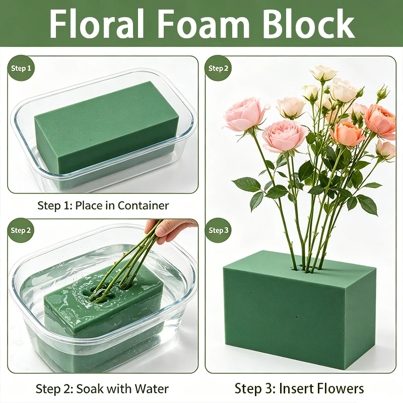 1-10 Stück Blumenschaumstoffbl – Floral Foam Oasis Bewertung und Preis