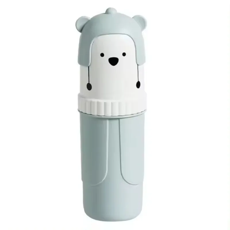 Cute Portable Toothbrush Holder Box Travel Toothbrush Cup Mouthwash Cup Toothpaste Storage Container Bathroom Outdoor Supplies