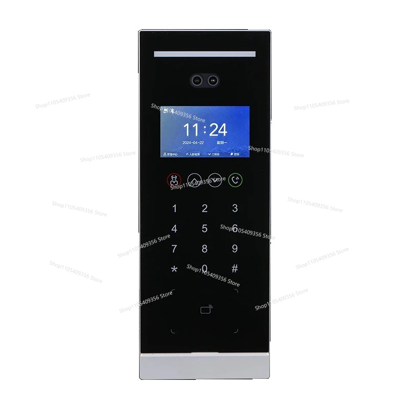 Video Intercom Unit Door Machine, Community Facial Recognition Two-way Video, Access Control System Remote Management