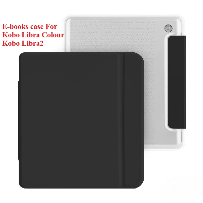 E-books Case for Kobo Libra Colour/Kobo Libra2 Acrylic Magnetic Flip Protective Shell Skin Cover 7-inch Protective Case Gifts