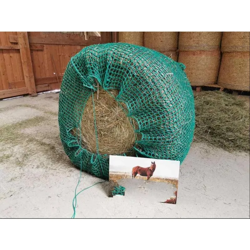 

Knotless Slow Feed Hay Net Soft Safe Material Ideal For Horses And Farm Pets Reduce Feeding Waste Efficiently Hot Sale