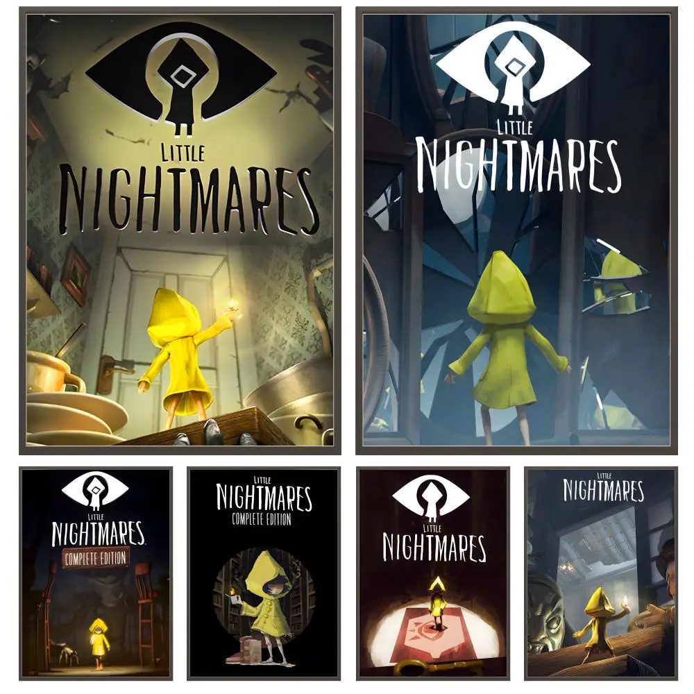 Game L-Little Nightmares Poster Versatile HD Waterproof Wall Art Self-Adhesive Decor for Any Space Ideal Gift