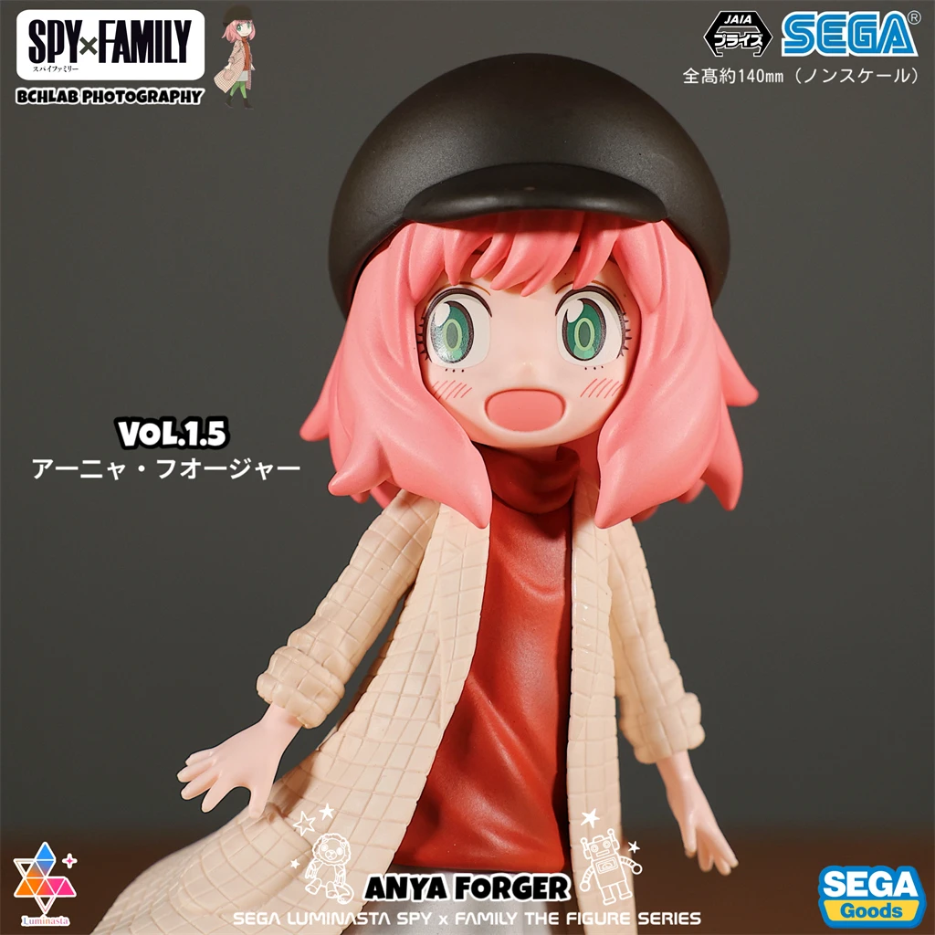 متوفر في المخزون شخصية SEGA Spy x Family Anya Forger - إصدار معطف واق من المطر - جائزة الرسوم المتحركة اللطيفة الرسمية القابلة للجمع #4