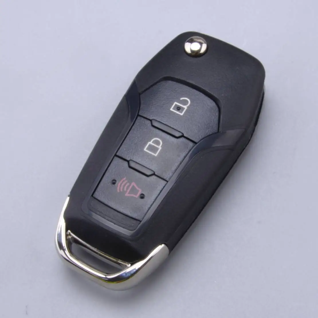 

Car 2+1 Buttons Remote Key Fob Shell Case With Blade ABS Fit for Ford F150 2019 2018 2017 2016 2015