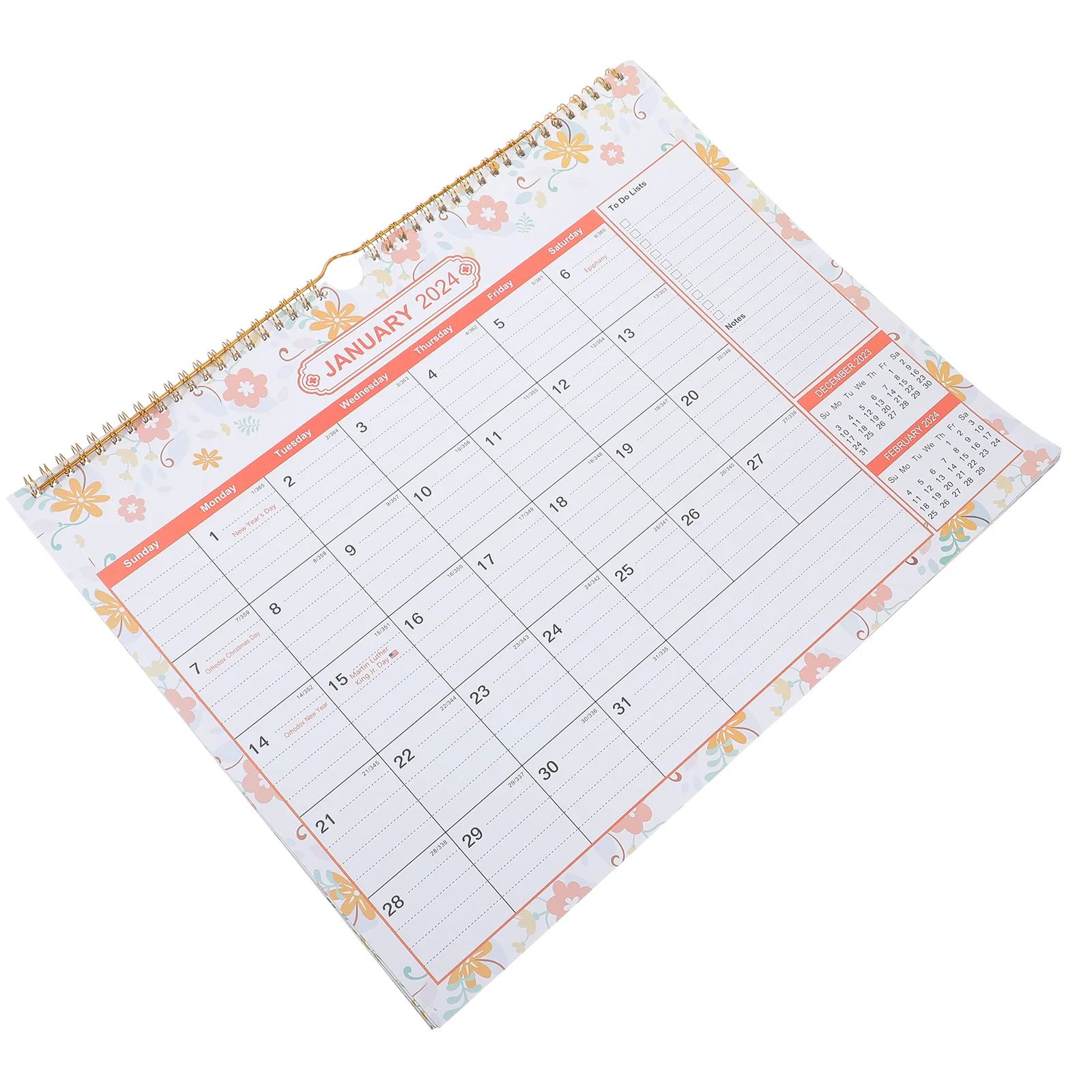 

2024 Calendar Wall Tear-off Large Hanging for Home Room Monthly Paper Tearable Calendars Office Desk