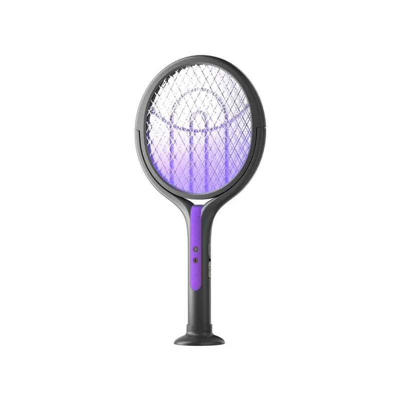 2 in 1 Electric Mosquito Swatter Foldable Extendable Mosquito Killer Lamp USB Charging Automatic UV Attractant Home Use