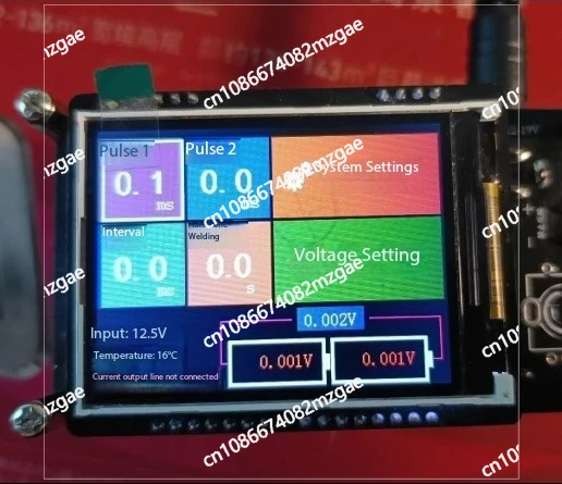 New 6Y880 Spot Welder Controller Dual Pulse Digital Capacitance Energy Storage LCD Display Control Board DIY Kit for Arduino 12A