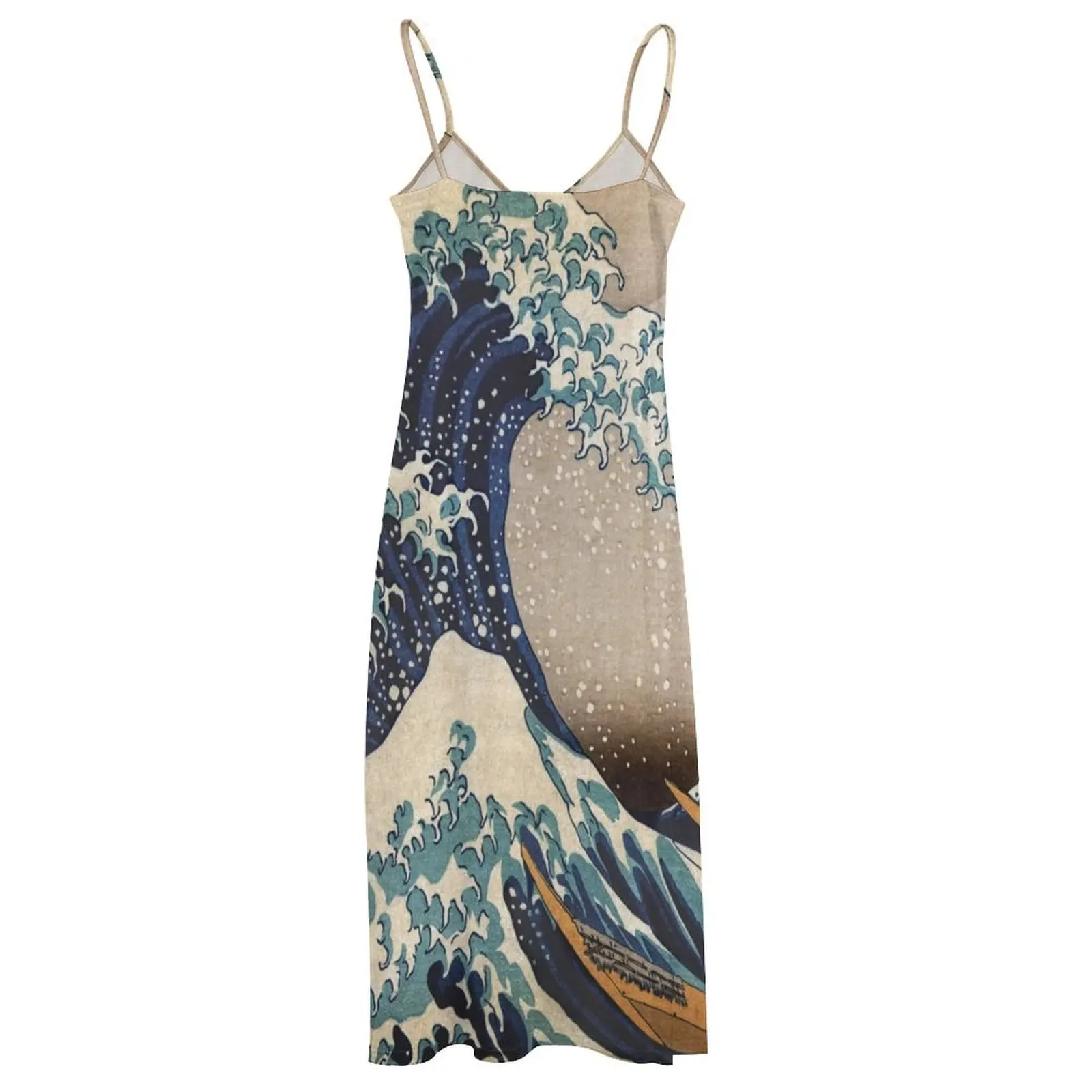 The Great Wave off Kanagawa Sleeveless Long Dress Prom gown cocktail dresses elegant evening dresses for women 2025 Dress