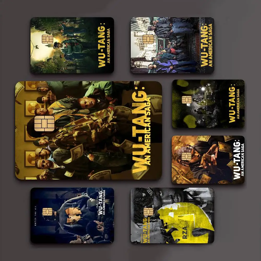 Wu Tang Clan Movie Anime Spend or Save Funny Shell On Off Ultra Thin No Fade Sticker Skin Cover Film for Debit Credit Card