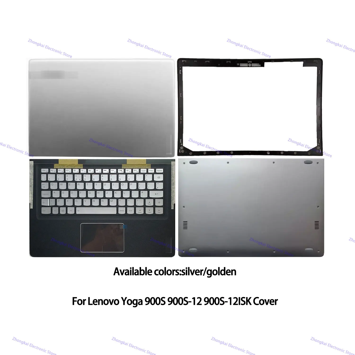 New Original For Lenovo Ideapad Yoga 900S-12 900S 12ISK 12.5 Laptop LCD Back Case/Bezel/Palmrest/Bottom Base Cover AM104000110