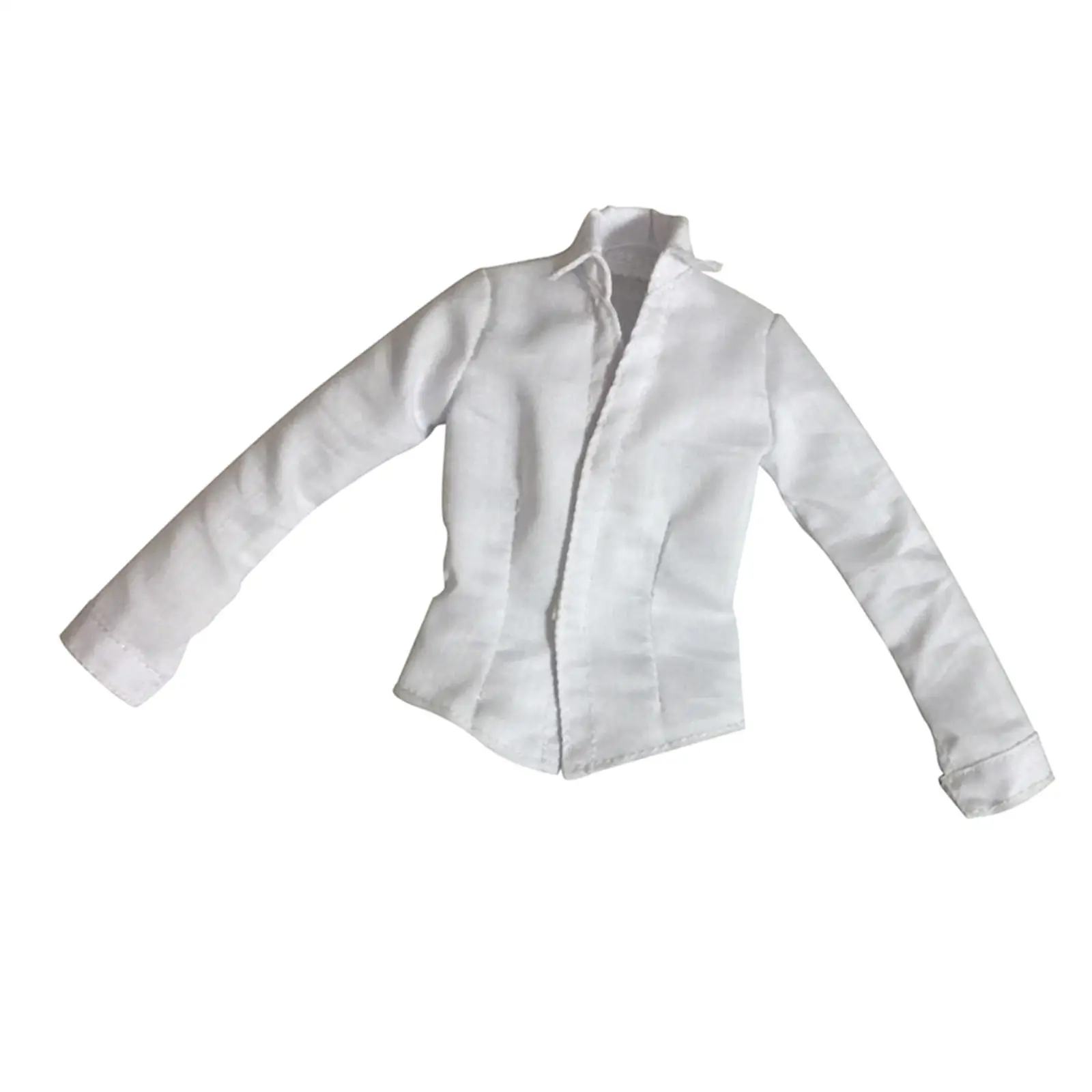 Camicia bianca da donna in scala 1/6 adatta alle figure Kumik CY CG da 12 pollici