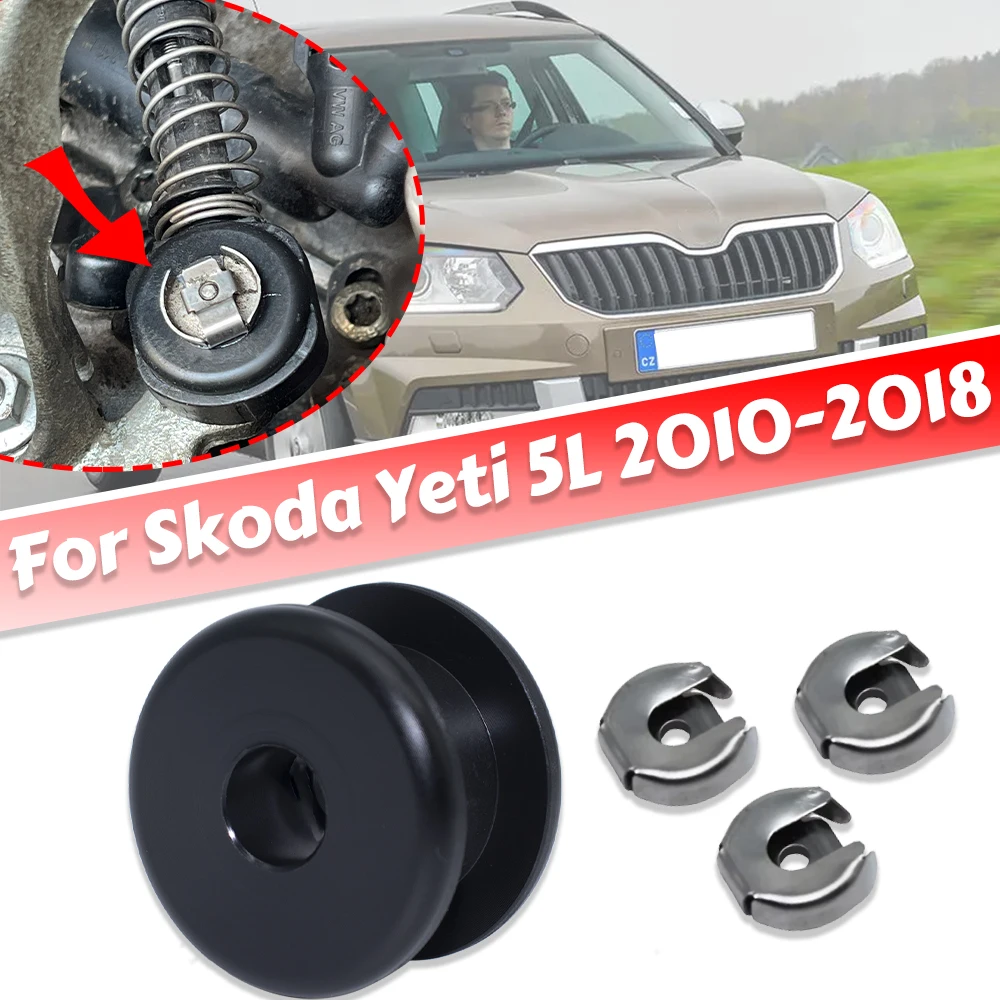 8/10mm Upgrade Pivot Bush For Skoda Yeti 5L Manual Gear Selector Shift Cable end Linkage Strengthen Lock Washer Retaining Clip