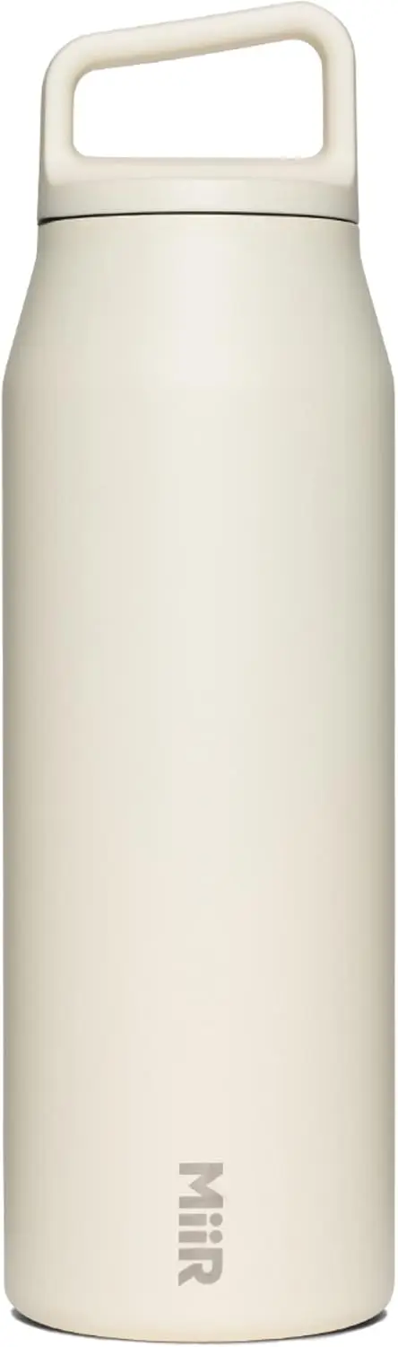 

Бутылка для воды с широким горлышком - изолированная бутылка для воды на 32 унции из нержавеющей стали с вакуумной изоляцией с двойными стенками, герметичная дези