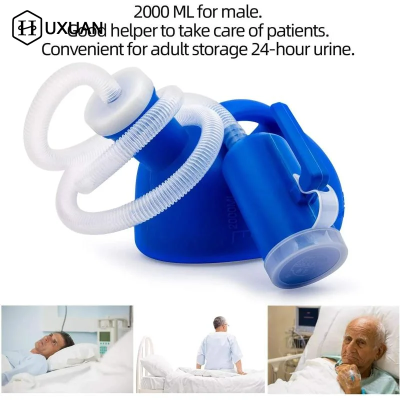 1 Piece Portable Urinal Pee Bottle 2000ML For Men And Women Spill Proof Unisex Potty For Home Camping Car Travel Accessories