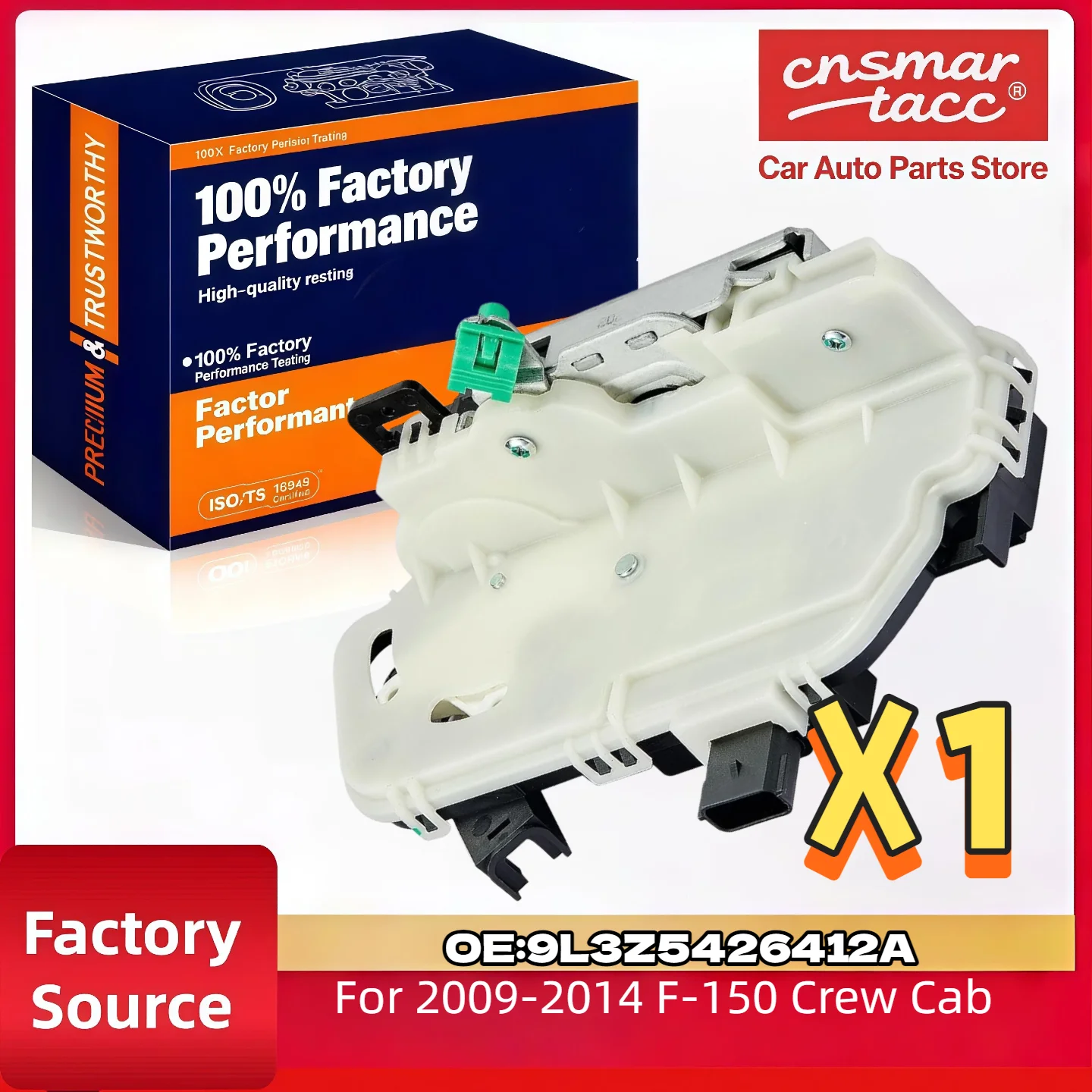 Per Ford Truck Serratura Fermo Attuatore Posteriore Destro Lato Passeggero 9L3Z5426412A Compatibile Con 2009-2014 F-150 Crew Cab-image