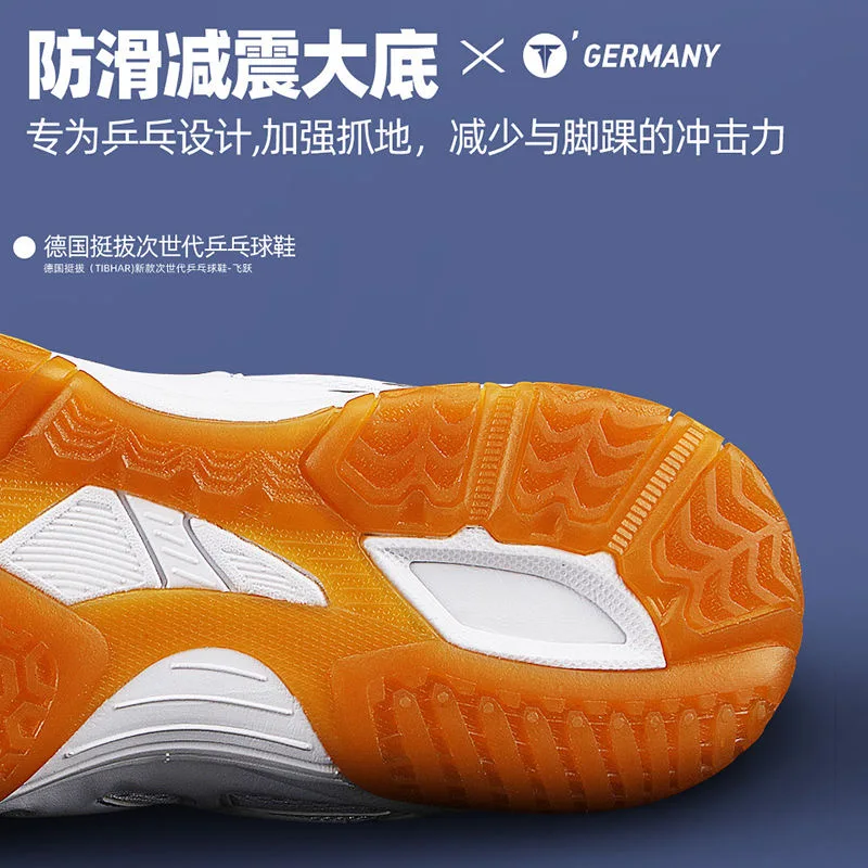 Chaussures de tennis de table coordonnantes unisexes, chaussures de terrain d'entraînement de badminton, chaussures athlétiques pour couples, hommes et femmes, bonne qualité, nouveau, 2024