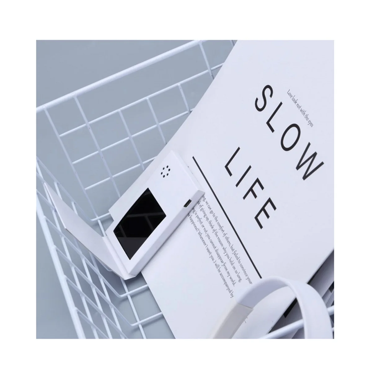 A44T2.4inch Birthday White Video Book Card 128MB Lcd Invitation Gift Music Greeting Card Upload Video Lcd Greeting Card