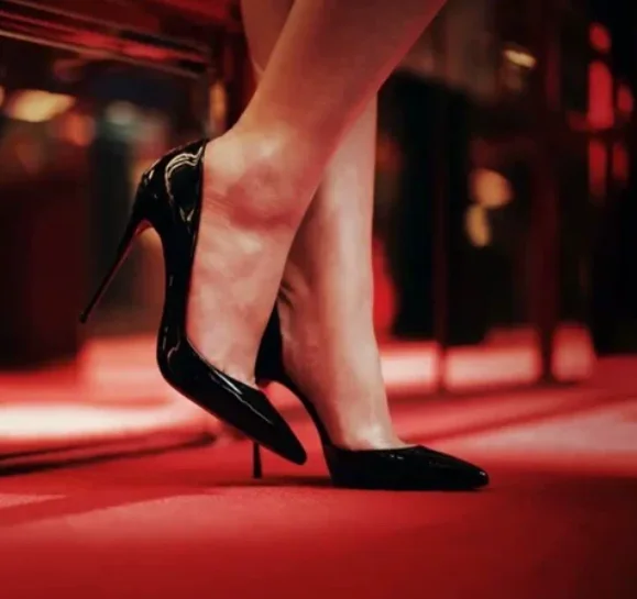 

2026 New High Heel Classic Versatile Comfortable Thin Heel Sexy Ultra Shallow Mouth Open Toe Large Commuter Single Shoe33-46