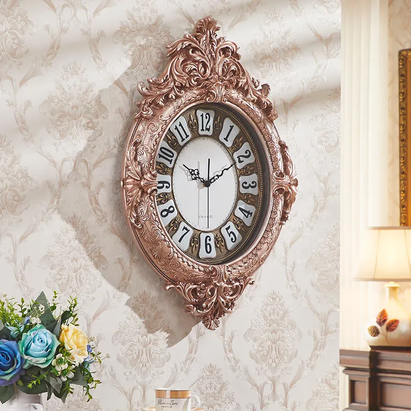 

Fashion Design Wall Clock Luxury Unique Living Room Kitchen Digital Wall Clock Modern Silent Relogio De Parede Room Decor