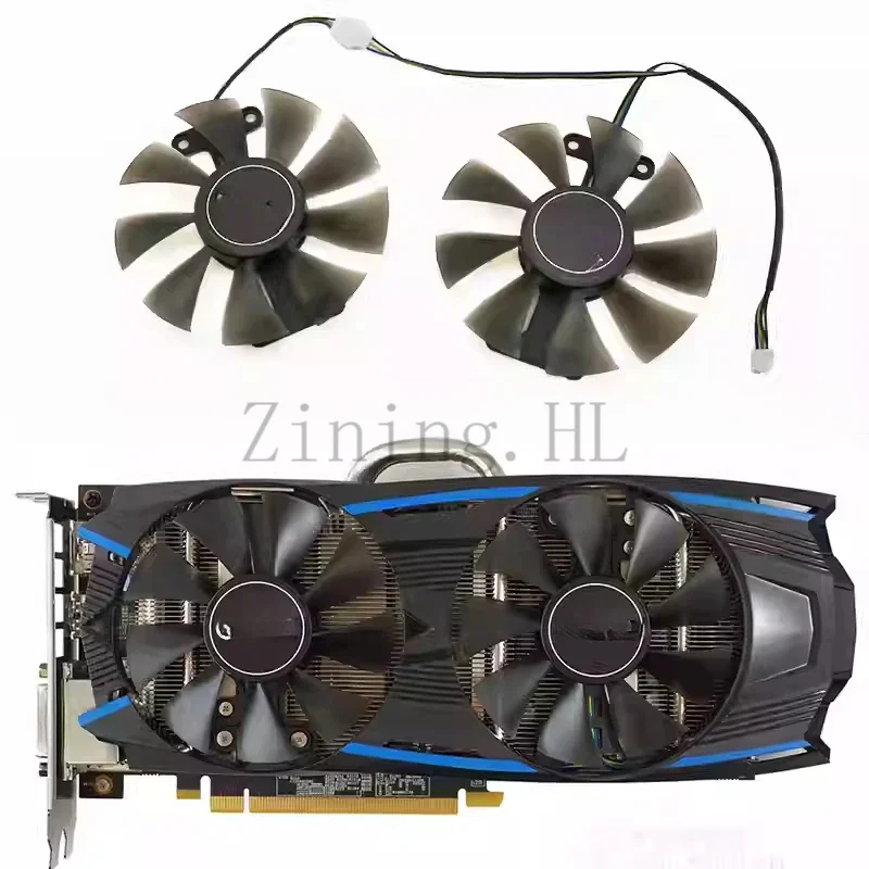 

For GALAX GTX1060 1063 Black General Major GTX950/960 P106 Graphics Card Cooling Fan GA91S2H