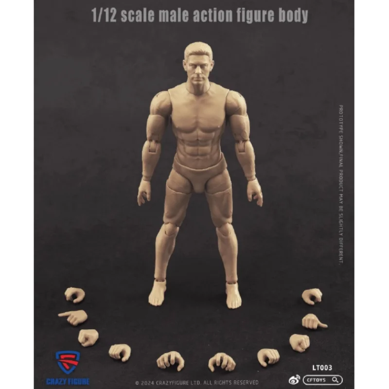 W magazynie CRAZY FIGURE 1/12 Figurka LT004 Kobiece ciało LT003 Męskie ciało