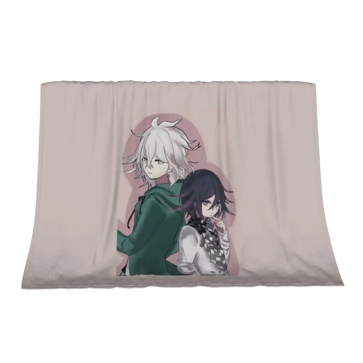

Komaeda Nagito and Kokichi Throw Blanket blankets and throws valentine gift ideas Cute Plaid For Sofa Thin Blankets