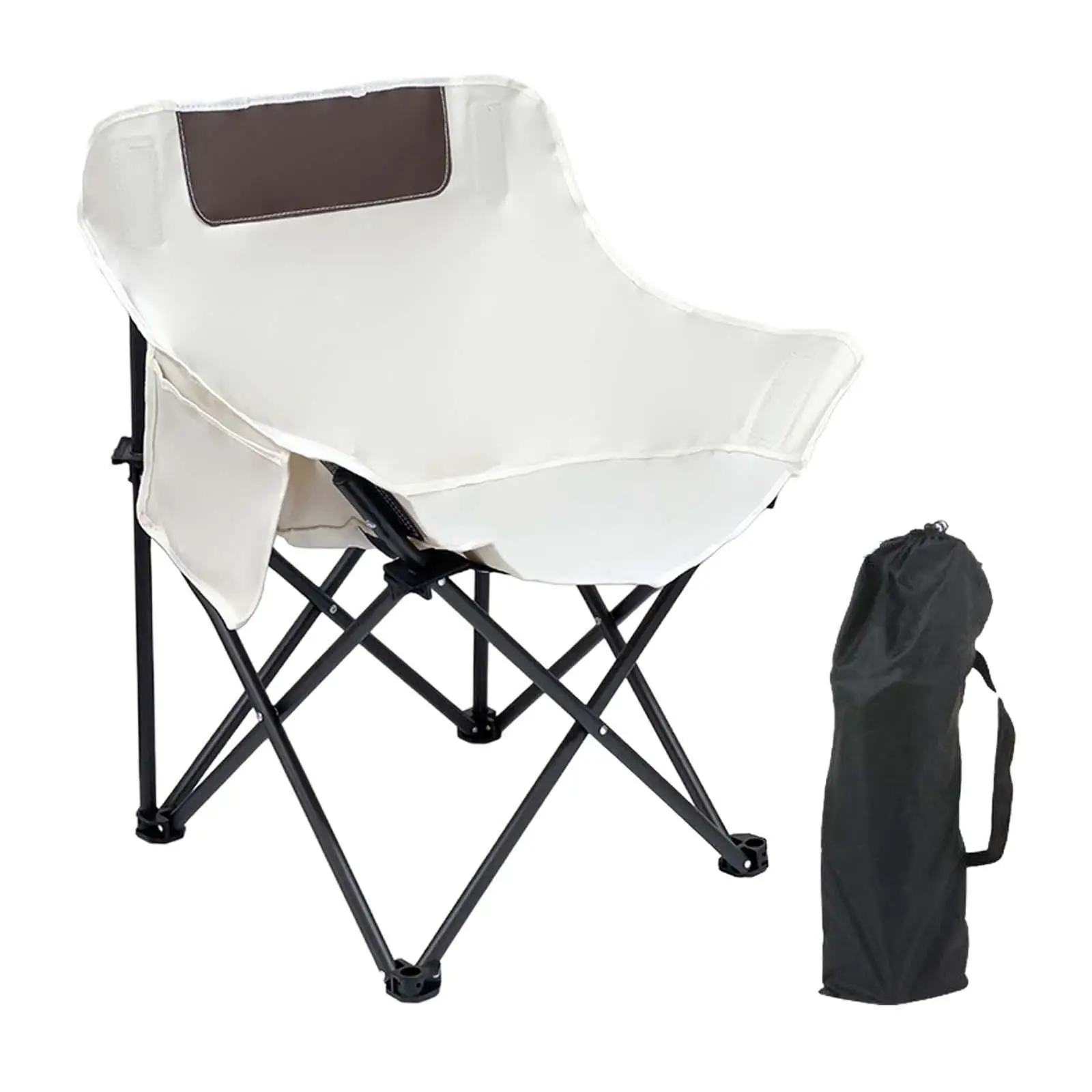 

Camping Folding Chair Comfortable Oxford Cloth Fishing Chair Stable Portable Chair for Traveling Barbecue Outside Picnics Picnic