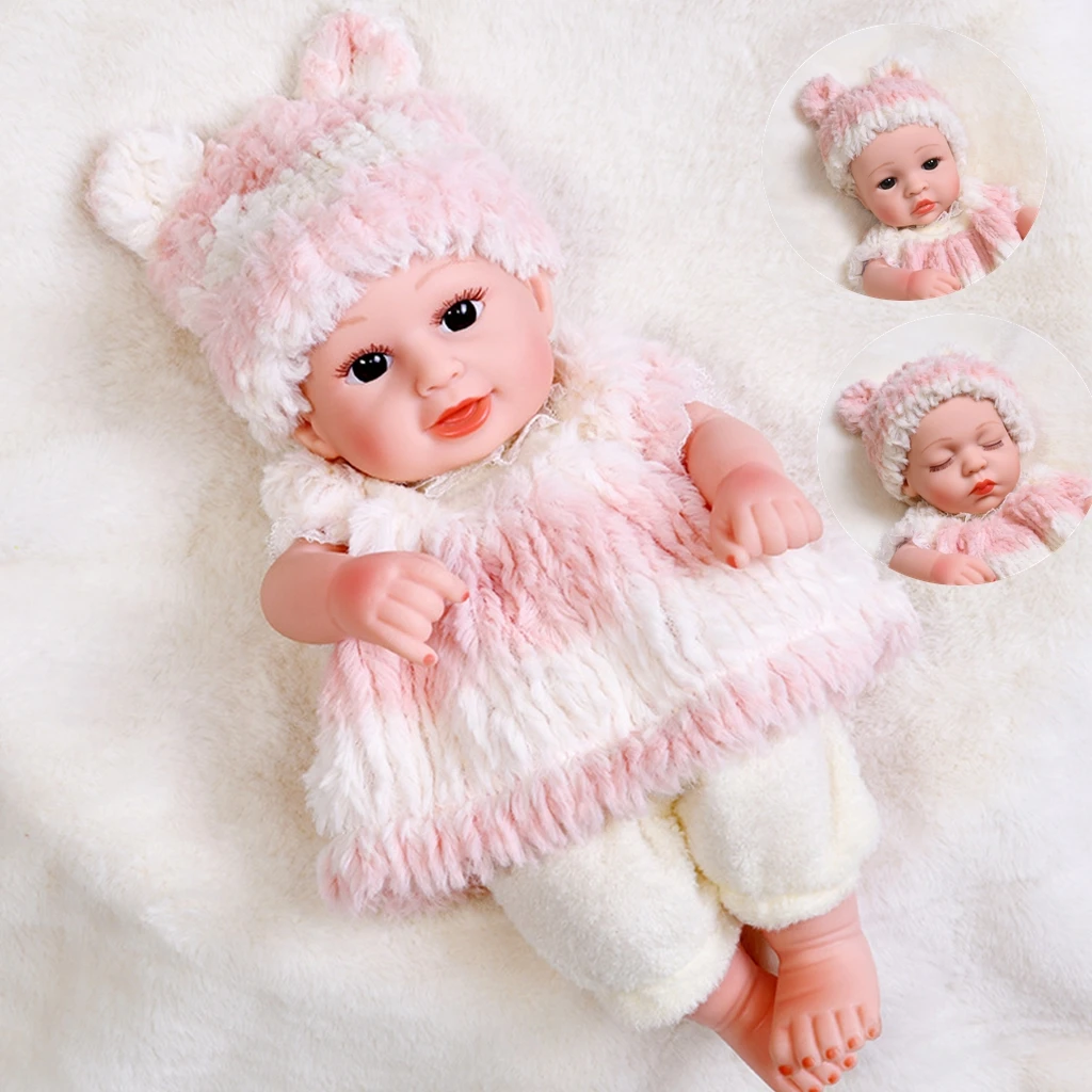 

30 см куклы реборн, реалистичное виниловое тело, готовая кукла для новорожденных, подарочные куклы для девочек и мальчиков, полностью мягкий винил, настоящий прикосновение