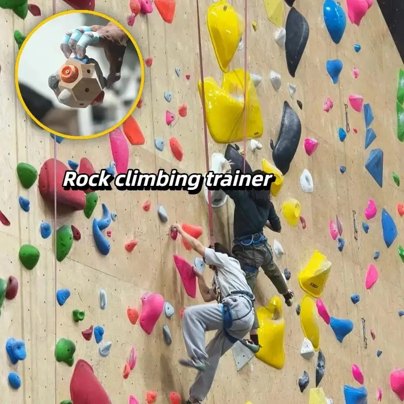 1Pcs Finger Climbing Ball, Ideal Climbing Adventure Gift, 18 Real Rock Points, Excellent for Strength Building