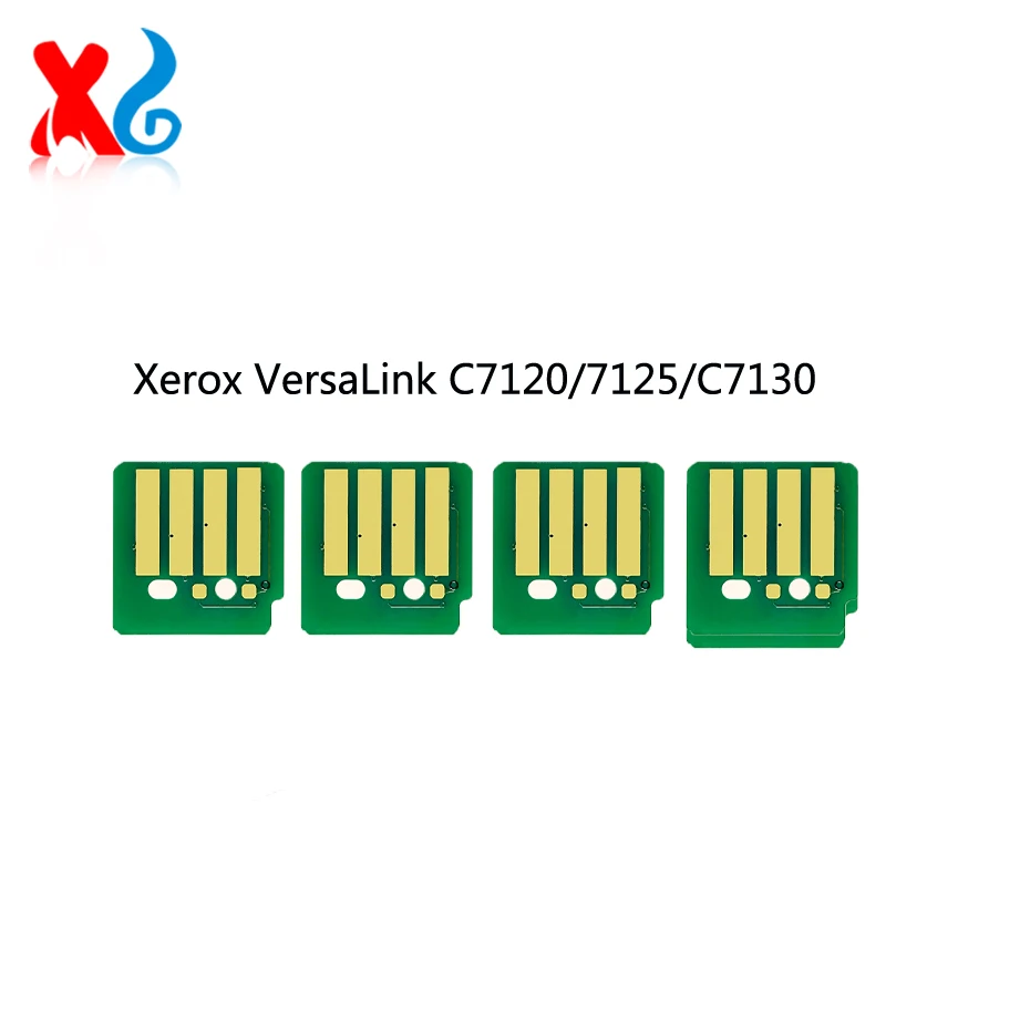 

4PCS Toner Chip For Xerox VersaLink C7120 7125 C7130 C7100 013R00688 Drum Chip 006R01824 006R01825 006R01826 006R01828 006R01829