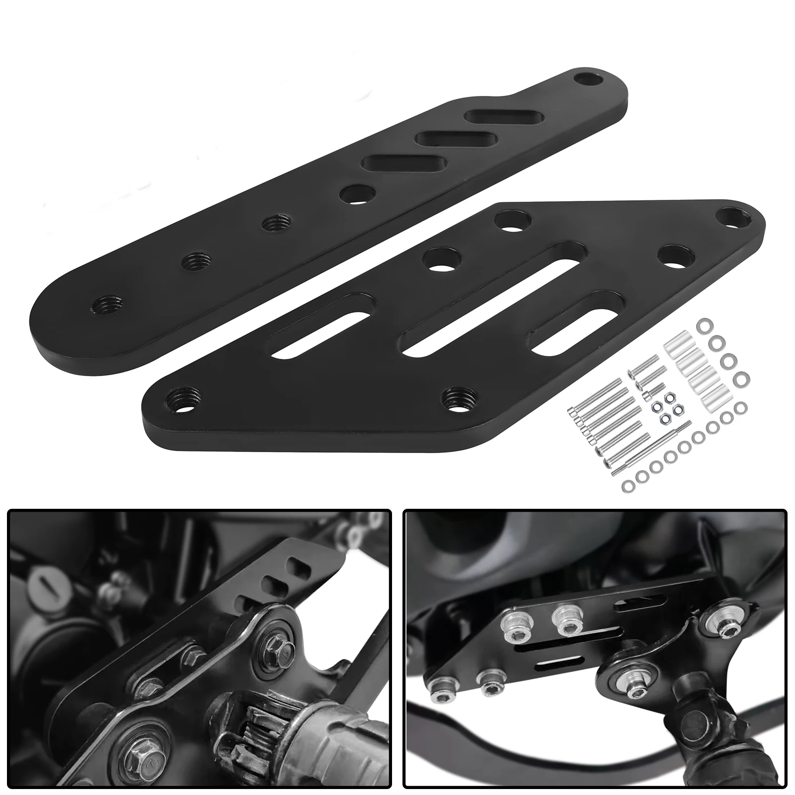For KAWASAKI VULCAN S VN650 VN 650 Motorcycle Accessories Foot Pedals Modified Moved 10CM Rear Modified Pedals Footpeg Bracket