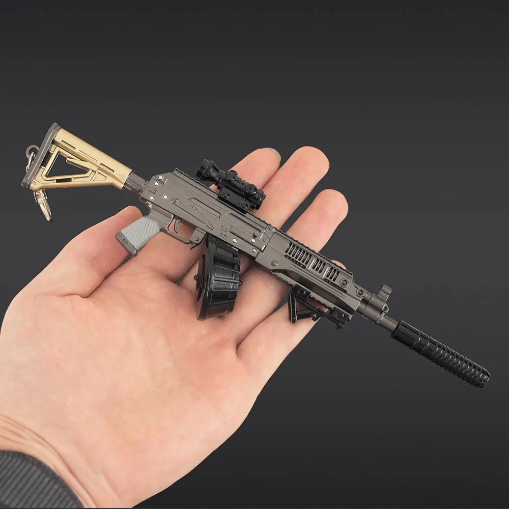 انفصال RPK16 رشاش نموذج سبيكة لعبة لعبة تحصيل المفاتيح حلية