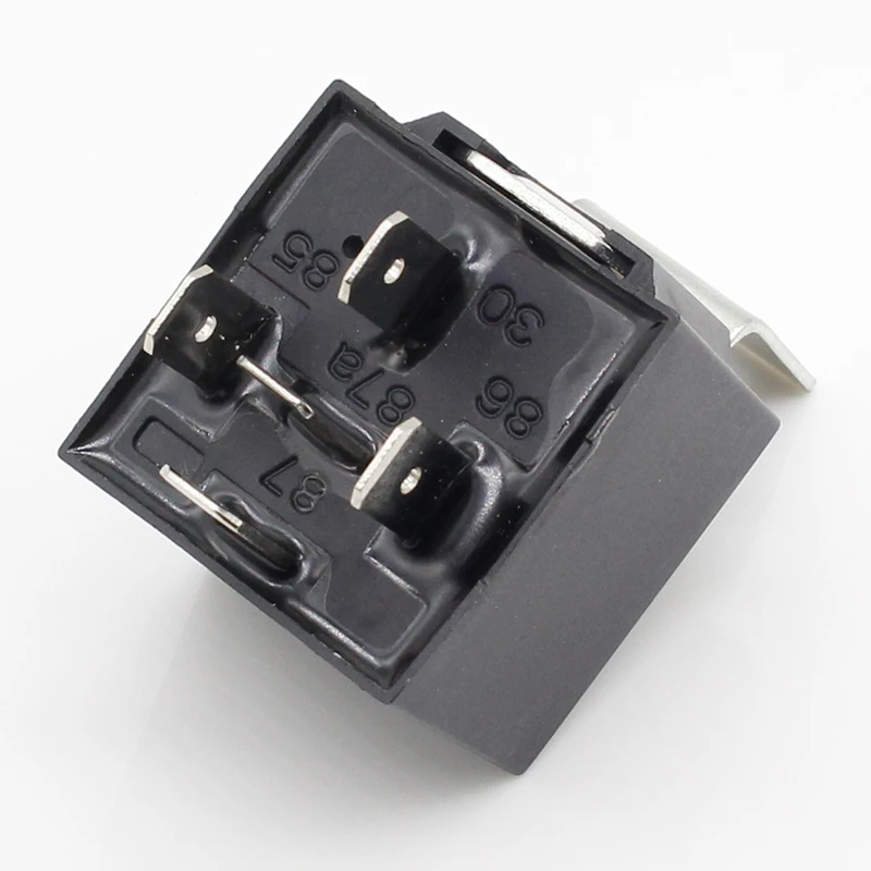 1 piece Waterproof Automotive Relay 12v 5pin 40a Car Relay 12v With Black Red Copper Terminal Auto Relay With Relay Socket