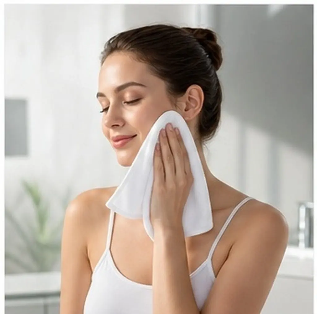 Cleansing Face Towel Towels Wash Cloths Reusable Facial for Bathroom Microfiber