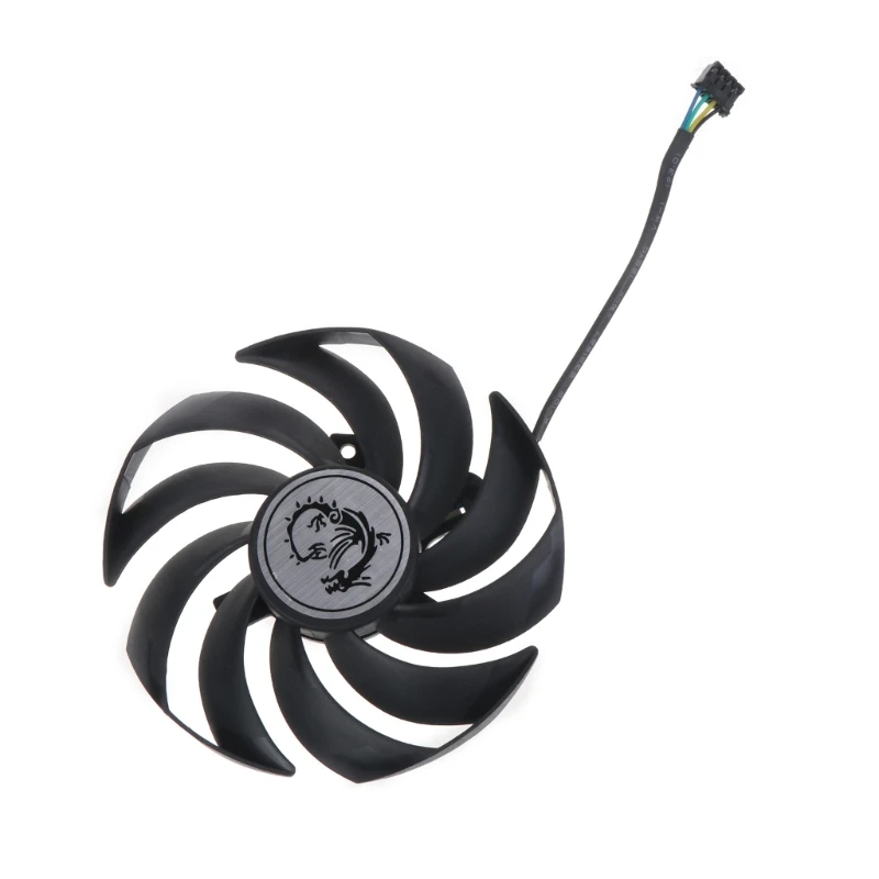 

90mm Cooler Fan 4Pin 12V 0.4A PLD09210S12HH PLD09210B12HH VGA Fan Graphics Card Fan for MSI Radeon 6800 6900 XT 6800X