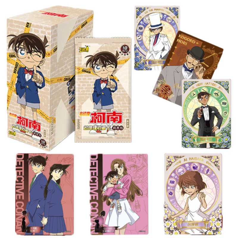 KAYOU Conan Edogawa Card Authentic Fourth Round Reasoning Collection Card Kudou Shinichi Jimmy Kudo Rachel Moore Card Toys Gifts