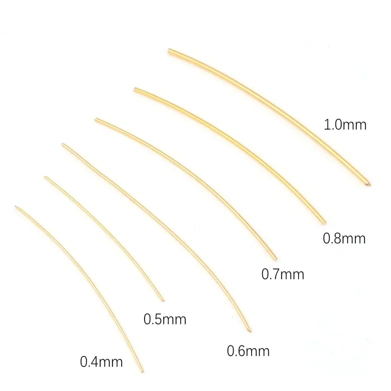 10Meters 0.1mm-1mm Dia Soft Brass Wire Golden Color Brass Make Shape Metal Wire High Quality Jewelry Accessories