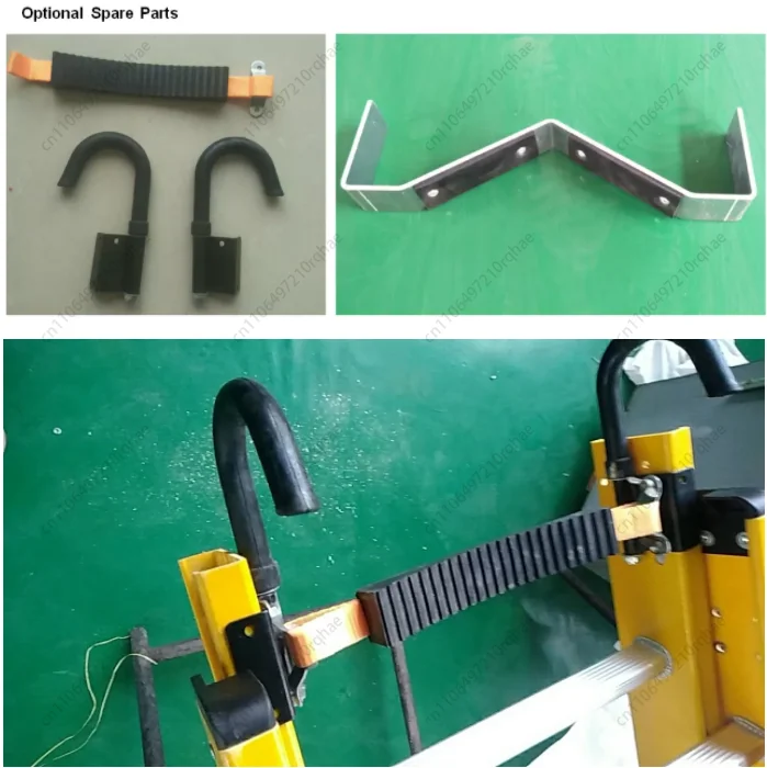 جودة عالية 4M 5 6M الألياف الزجاجية سلم متداخل الأجزاء درجة سلم