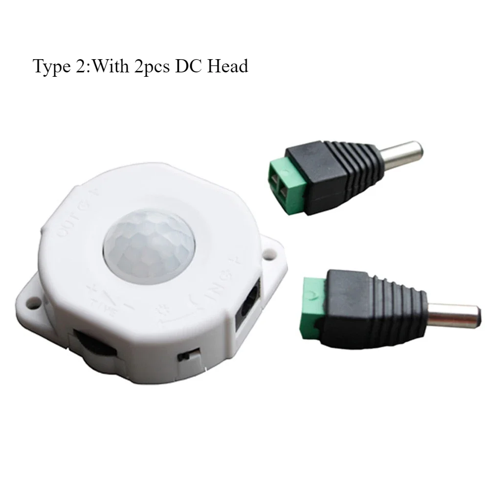 DC 12V/24V Automatic Light Control Infrared PIR Motion Sensor Detector Switch for LED Light Night Light Switch Outdoor