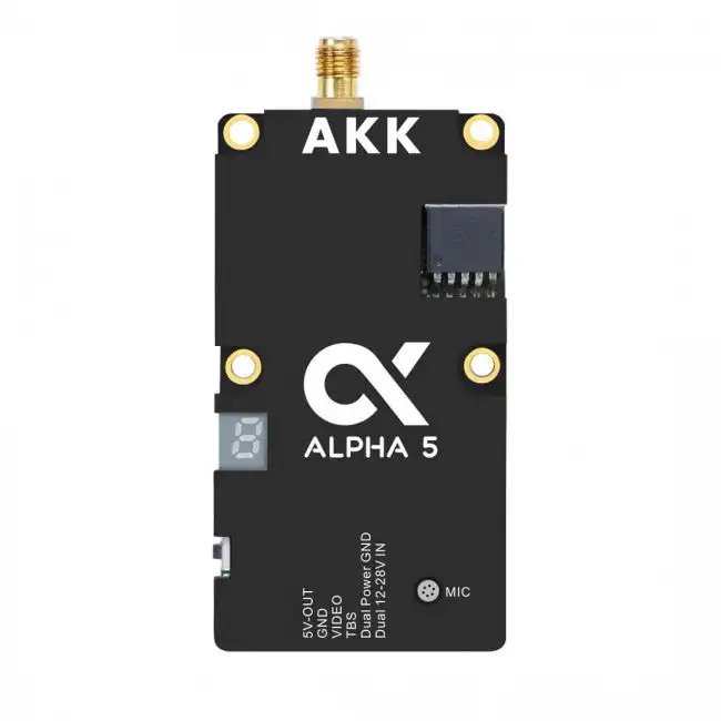 Alpha 16 5.8G 5W Ultra Remote Video Transmission Video Transmitter FPV VTX for Remote Control Dr-one Metal Material