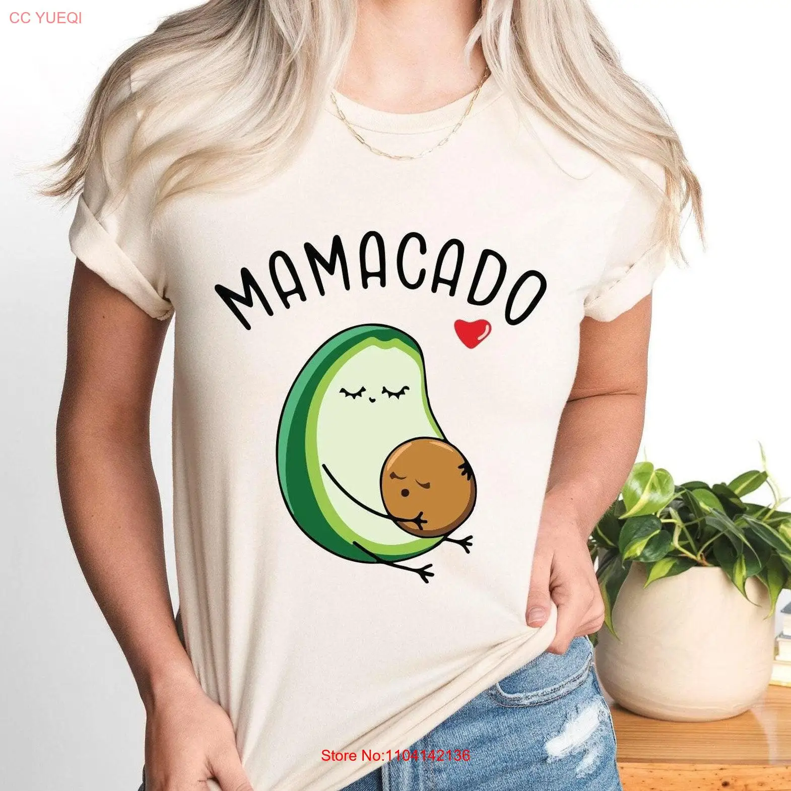 

Футболка Mamacado для беременных, мамы для новорожденных, свитер для мамы, детское объявление, авокадо, с длинными или короткими рукавами