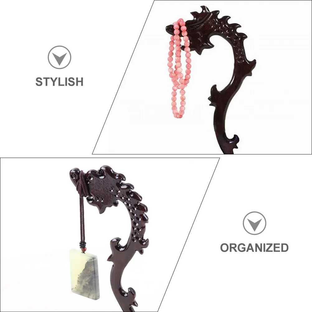 

Wood Jewelry Holder Stand Necklace Bracelet Display Rack Organizer For Home Store Trade Shows Jade Display Stand For Selling