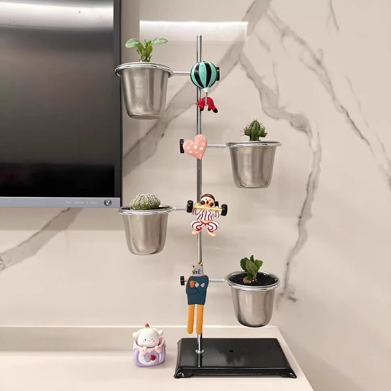 Indoor Plant Shelves Flowers Pot Rack Support Plants Shelf Living Room Organizer Flowerpot Stand Display Holder Decor Furniture
