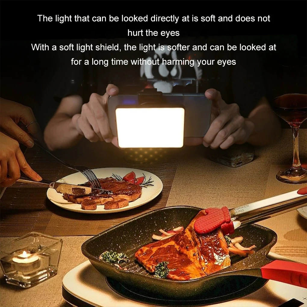 

LED Video Light High Color Rendering For Realistic Color Reproduction Portable LED Video Light Fill