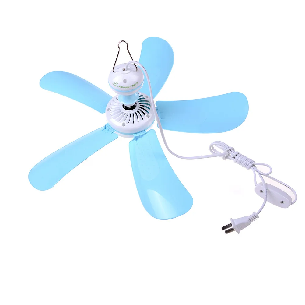 220V Portable Silent Ceiling Fans Mosquito Net Electric Fan Large Wind Net Electric Fan Large Wind Mini Portable Ceiling Fans