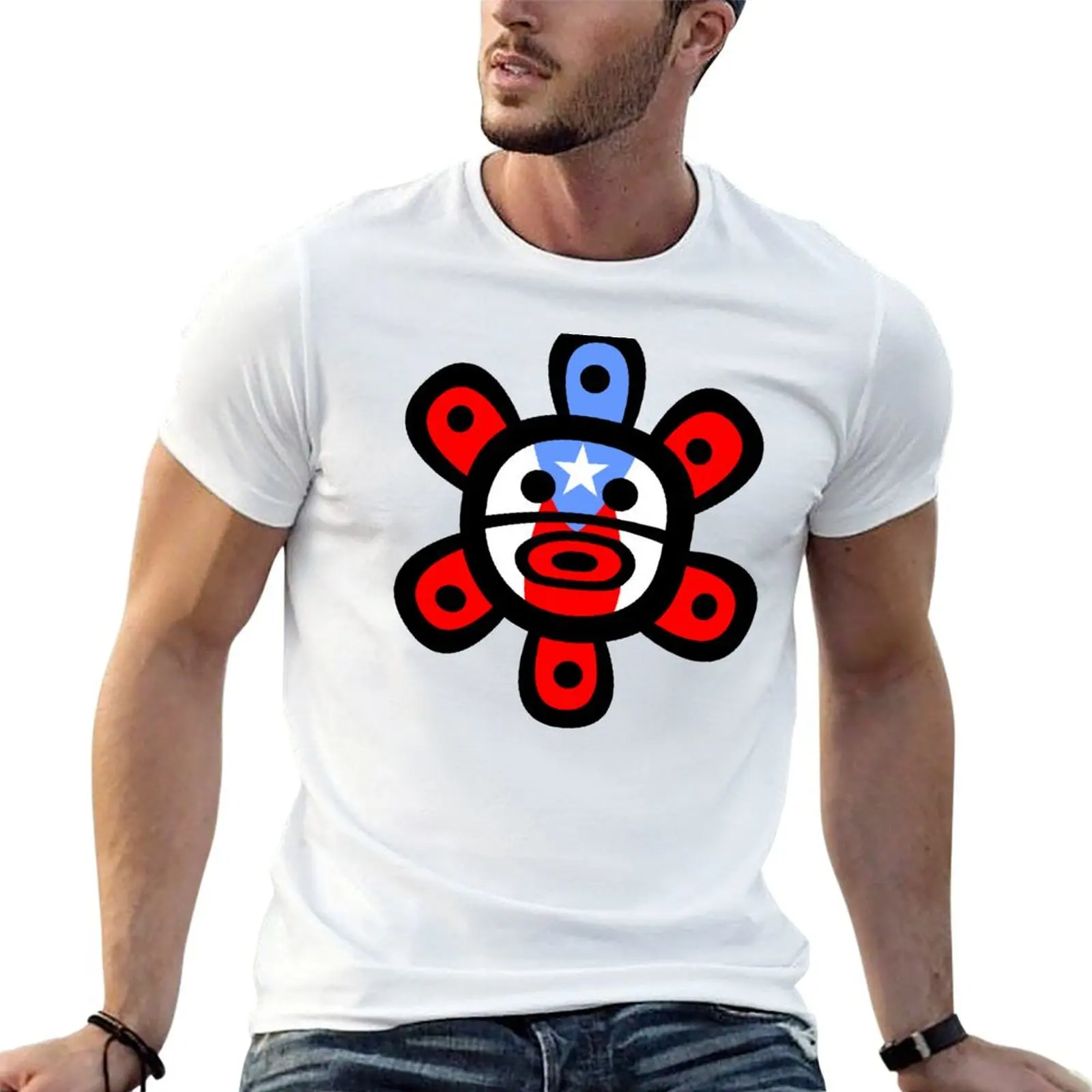 

Подарки для загара, рубашки, одежда, флаг Пуэрто, мужская футболка с рисунком, мужские хлопковые забавные футболки Rico